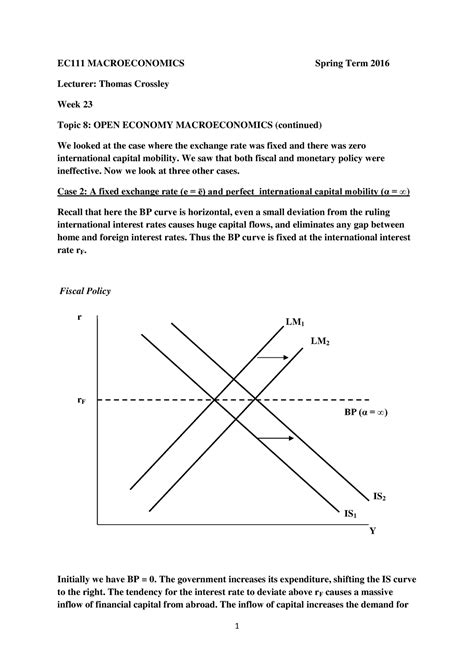 Ec Lecture Ec Lecture Notes Ec Macroeconomics Spring