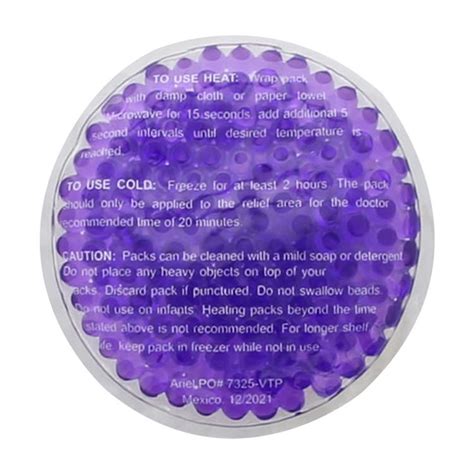 Mini Round Aqua Pearls Hot And Cold Pack Totally Promotional