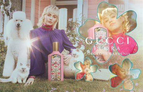 Miley Cyrus Gucci Flora Gorgeous Gardenia Campaign