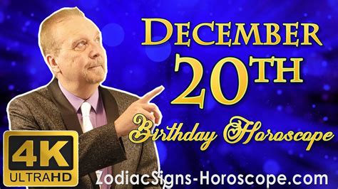 December 20 Zodiac Horoscope And Birthday Personality December 20th