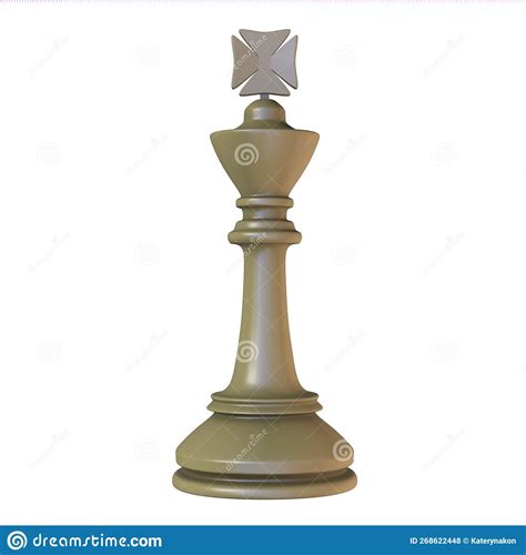 Chess King Figure 3d Illustration Stock Illustration Illustration Of