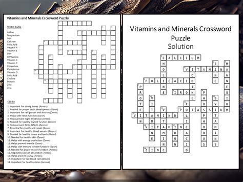 Herbs And Spices Crossword Puzzle Worksheet Activity Off