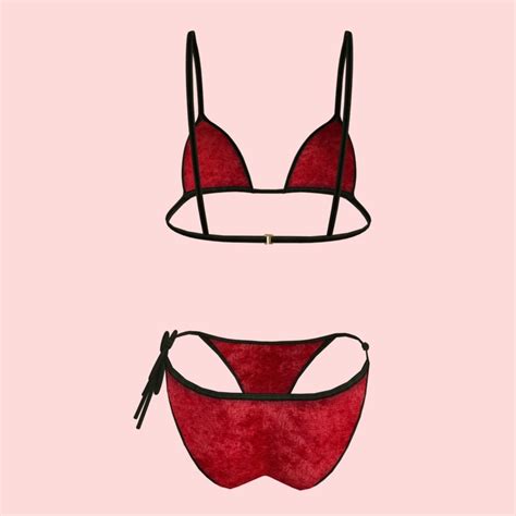 3D Model Sexy Red Santa Bikini P09 VR AR Low Poly CGTrader