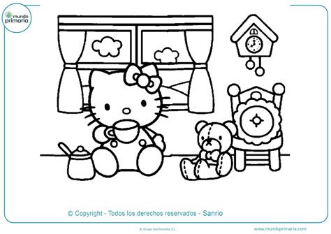 Hello Kitty Para Pintar
