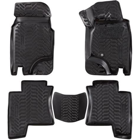 Ковры Airline для Toyota Pajero II 5D 91- RHD, 5 шт., высокий борт, 3D ...