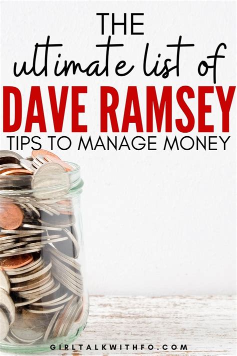 Have You Seen These Tips From Dave Ramsey If Not Check Out This List