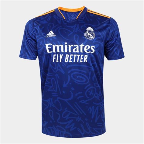 CAMISA REAL MADRID 2023 UNIFORME RESERVA TORCEDOR AEROREADY