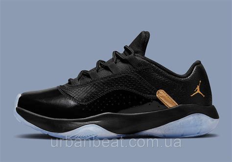 Кроссовки Мужские Air Jordan 11 Retro Low CMFT Black Gold — Купить ...