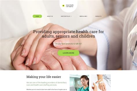 Health Insurance Website Templates