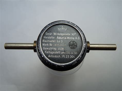 Fl.23301 Winkelgetriebe 90° | Deutscheluftwaffe