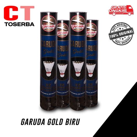 Jual Shuttlecock Garuda Gold Biru Original Kok Garuda International