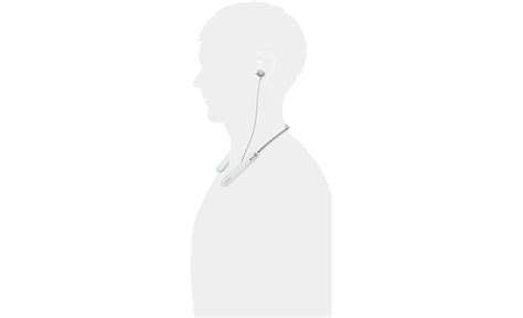 Sony WI-C400 (White) Wireless in-ear neckband headphones at Crutchfield