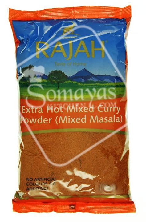 Rajah Mixed Curry Powder Extra Hot G Hallans