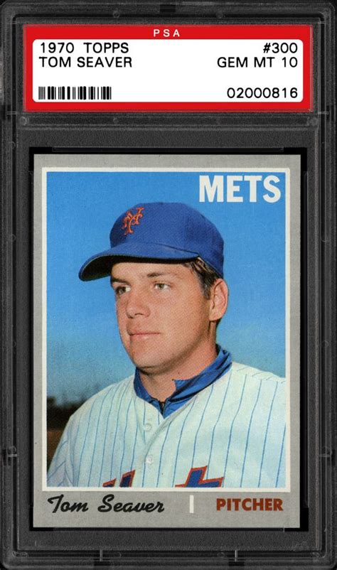 Auction Prices Realized Baseball Cards 1970 TOPPS Tom Seaver Summary