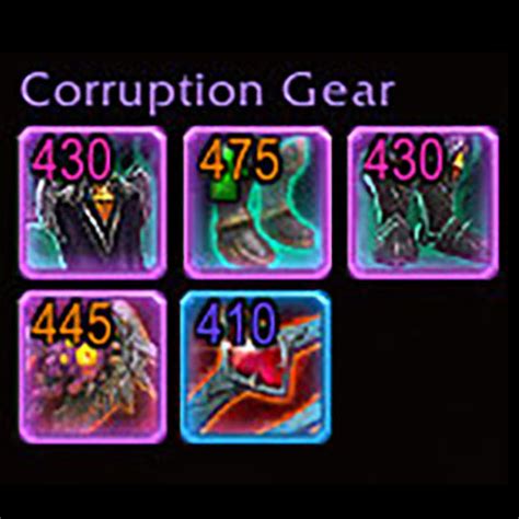 AdiBags Corruption Gear World Of Warcraft Addons CurseForge