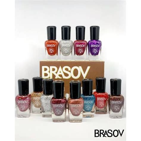 Jual Lux Brasov Nail Polish Assorted Colours Kutek Warna Mix Campur Dan Nude Shopee