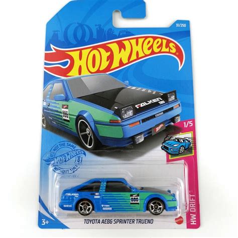 Машинка Mattel Hot Wheels 2021 C4982 Toyota Ae86 Sprint Trueno Blue купить с доставкой по