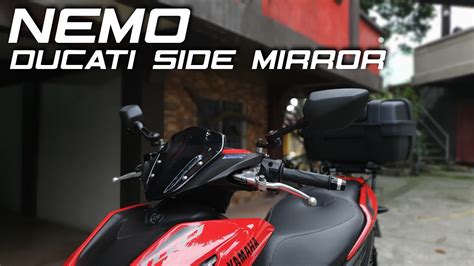 DUCATI SIDE MIRROR AEROX V2 YouTube