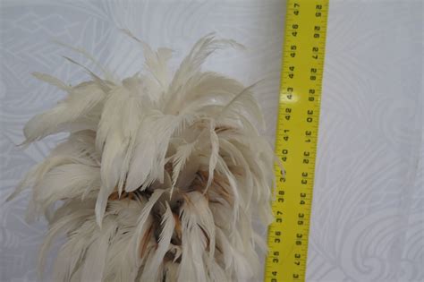 Qty 2 Hawaiian Feather Kahili On Stands 45 Tall Oahu Auctions