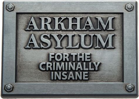 Amazon Dc Comics Batman Arkham Asylum For The Criminally Insane