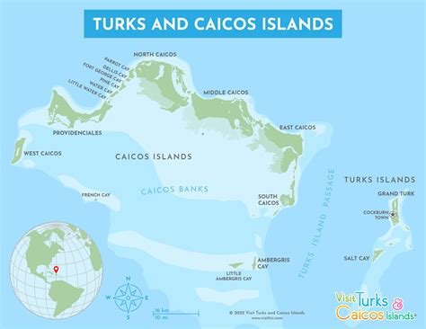 Turks And Caicos Map