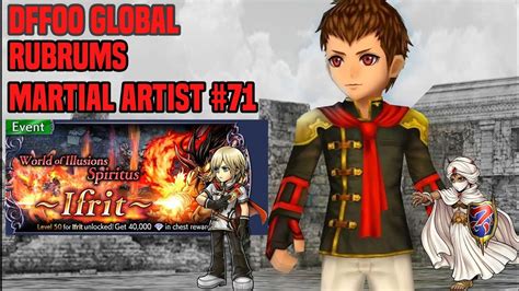 Dffoo Global Rubrums Martial Artist Woi Spiritus Ifrit S Rank