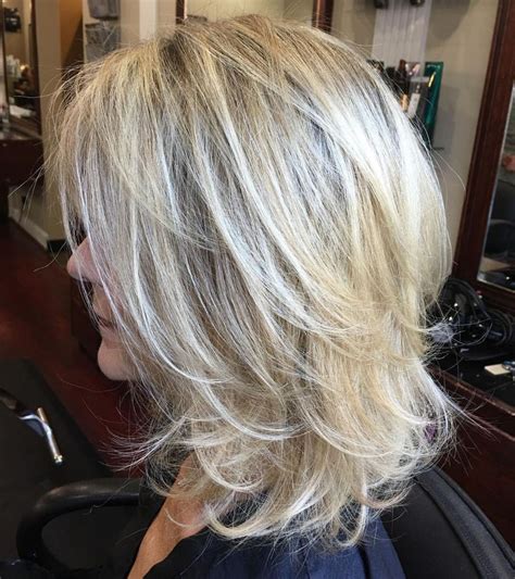 Medium Layered Blonde Hairstyle Medium Shag Haircuts Medium Length Hair Styles Long Hair Styles