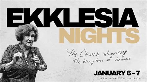 Ekklesia Night 1 Patti Amsden YouTube