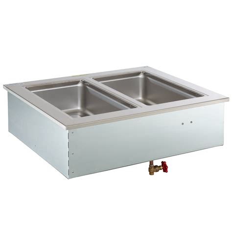 Delfield N D Two Pan Drop In Hot Food Well