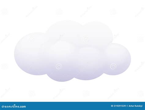 white cotton cloud realistic sky decoration  kids nursery stock