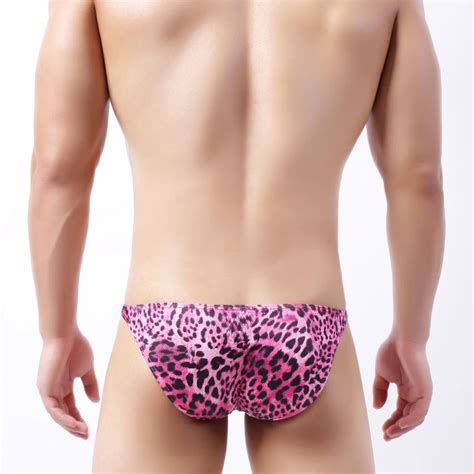 Ropa Interior Sexy Gay Para Hombre Calzoncillos Con Estampado De Leopardo Cuecas Ht