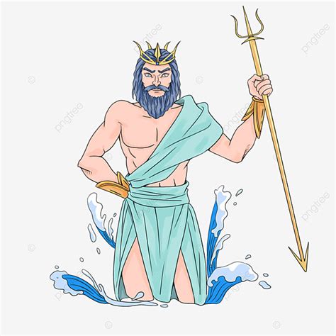 Mitologia Greca Di Poseidone Poseidone Il Mito Blu File Png E Psd