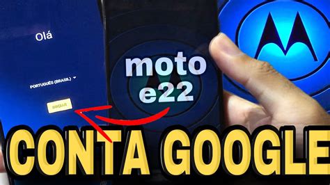 Moto E22 Como Remover Conta Google Motorola Moto E 22 Sem PC YouTube