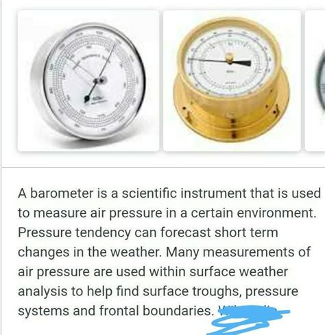 Barometer Definition