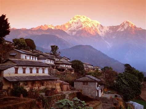Ghandrung Village / Nepal / Himalaya wallpapers and images - wallpapers ...