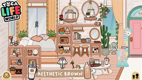 Toca Life World New Aesthetic Brown In New House Design Makeover