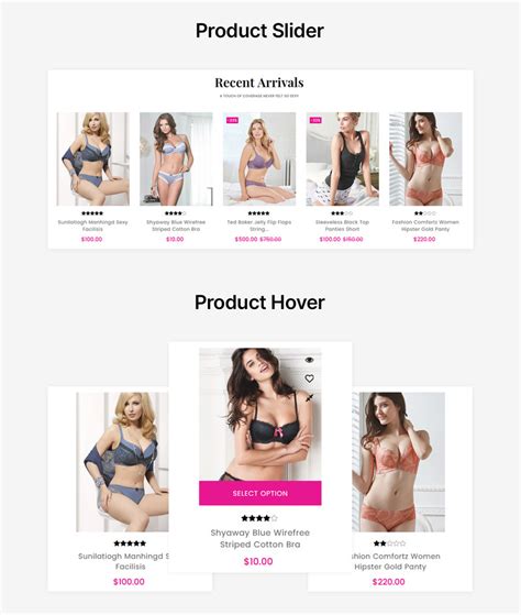 Blisse Lingerie Shopify Theme Templatemonster