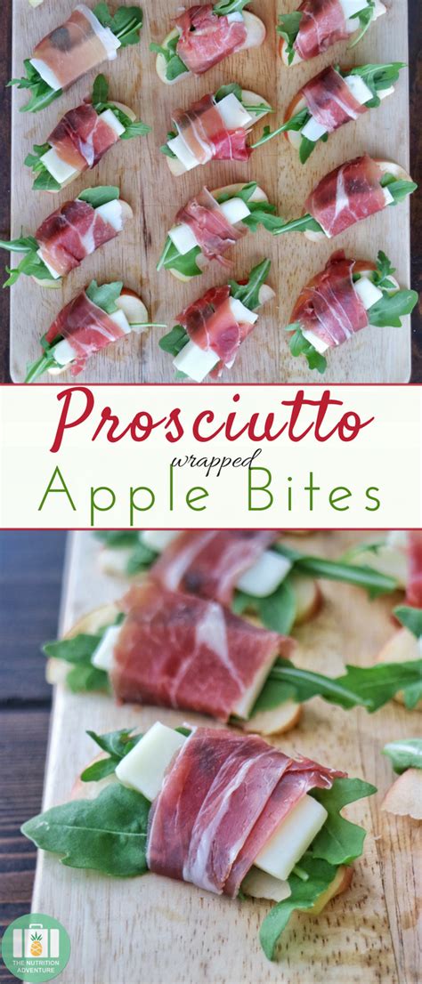 Prosciutto Wrapped Apple Bites The Nutrition Adventure Recipe