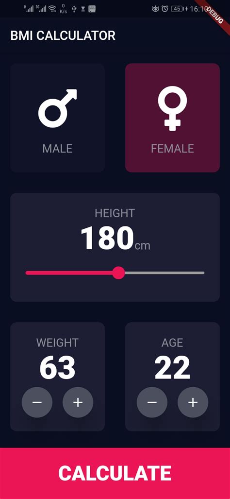 Github Ratiebareeng Bmi Calculator Simple Bmi Calculator Flutter