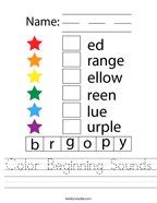 Color Words Worksheets Twisty Noodle Worksheets Library