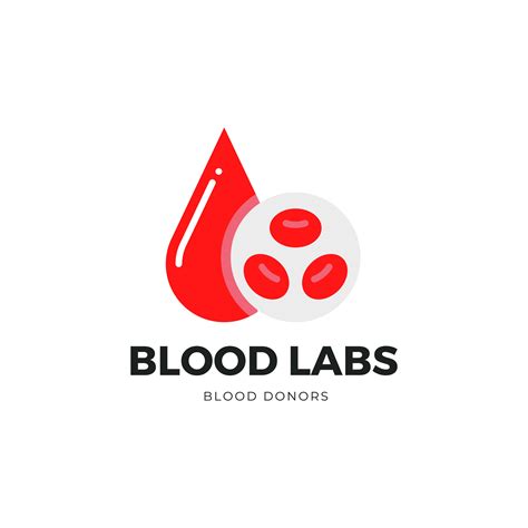 blood labs logo design 48063873 Vector Art at Vecteezy