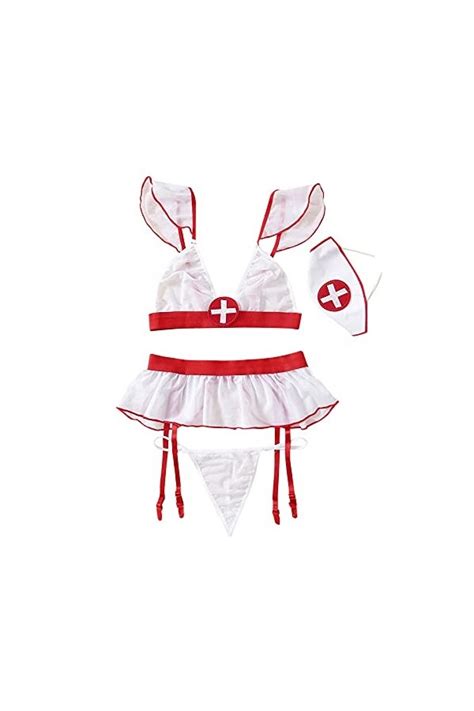 Miyue Femmes Lingerie Bobydoll Grande Taille D Collet En V Tentati