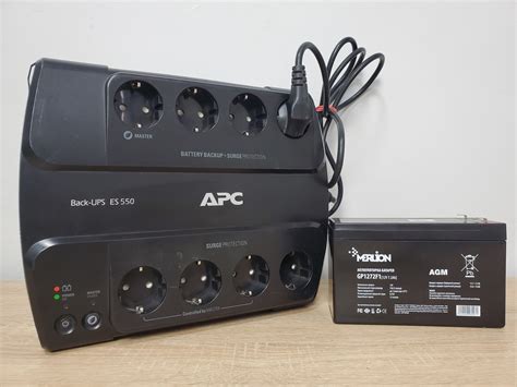 Источник бесперебойного питания APC Back-UPS ES 550VA (ИБП, UPS) + АКБ ...