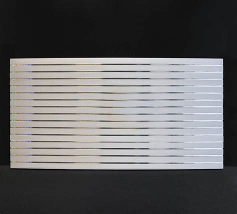 Panel Ranurado Blanco Con Perfiles Ref 513
