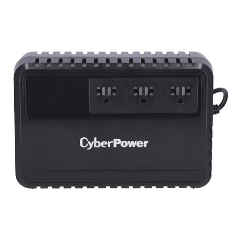 Ups เครื่องสำรองไฟฟ้า Cyber Power Bu600e 600va 360watt Black