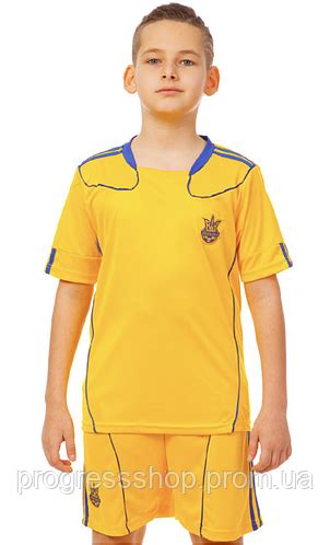 Купить Футбольная форма детская Сборная Украина желтая / Форма ...