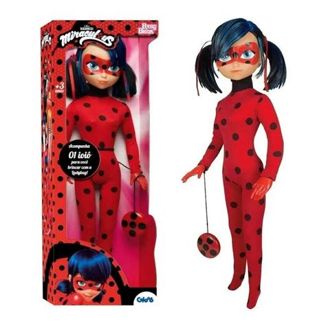 Boneca Da Marinete - Boneca Articulada 55 Cm Miraculous Marinette Ladybug Ioio | Shopee Brasil