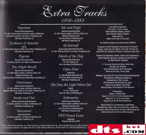 GenesisExtras Tracks 1976 19822007 SACD DSD DSF Dtshot