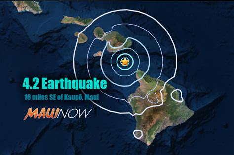 4.2 Earthquake Between Maui and Hawai‘i: Likely Caused by Weight of ...