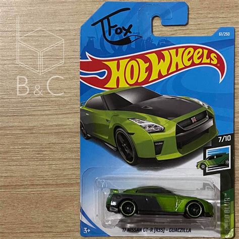 Hotwheels Hw Hot Wheels 17 Nissan Gt R Gtr R35 Guaczilla Shopee Malaysia